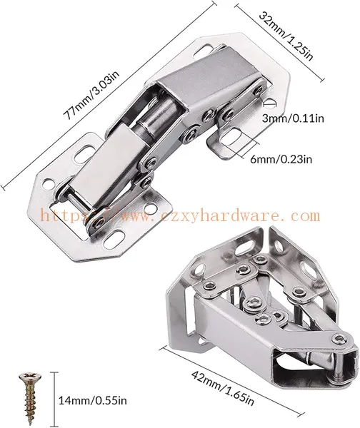 Wholesale Modern Design Stainless Steel Kitchen Door Hinges High Quality Hinges for Cabinet Door